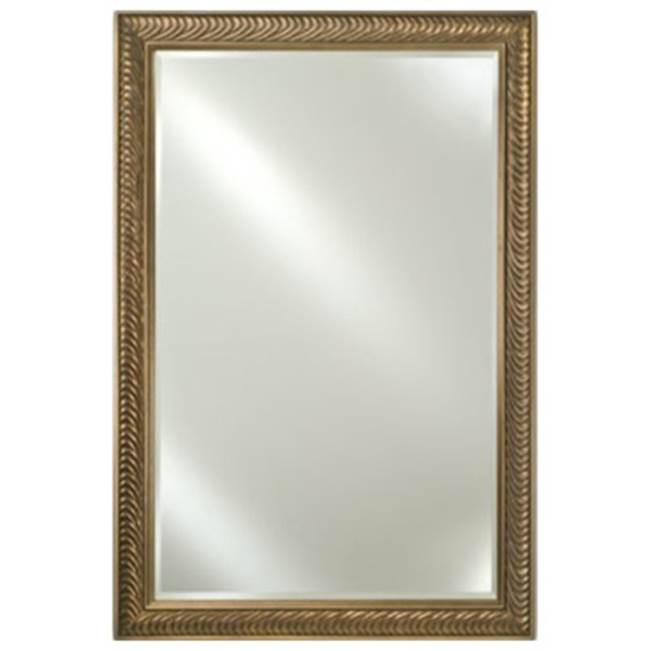 Afina Corporation Framed Mirror 16X22 Roman Gold Beveled