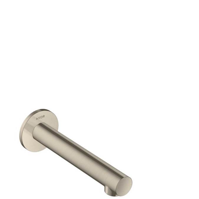 Axor Uno Tub Spout Straight in Brushed Nickel