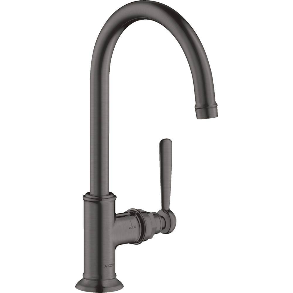 Axor Montreux Single-Hole Faucet 210, 1.2 GPM in Brushed Black Chrome