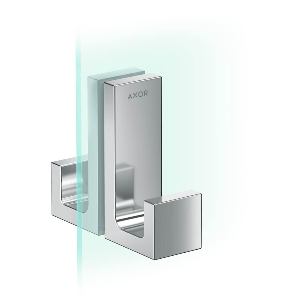 Axor Universal Rectangular Shower Door Handle in Chrome