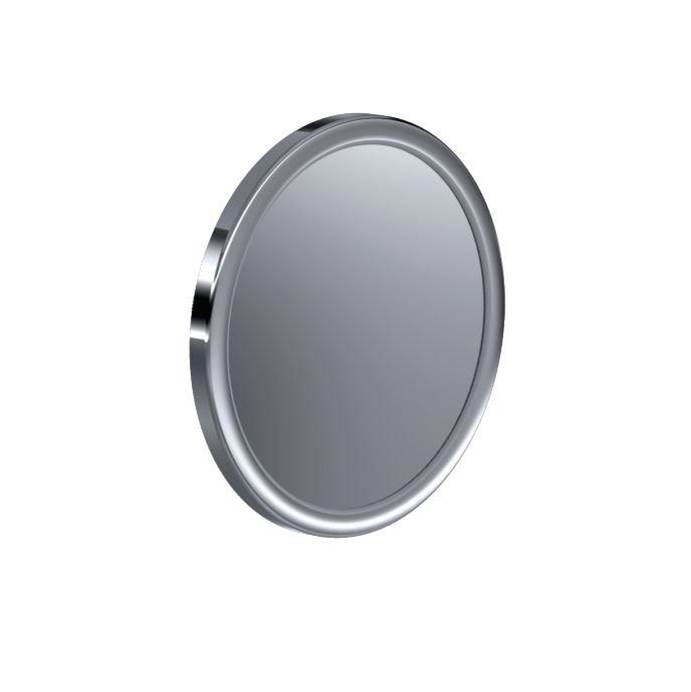 Baci Mirrors Non Adjustable Round Non Lit Mirror For Shower 5X