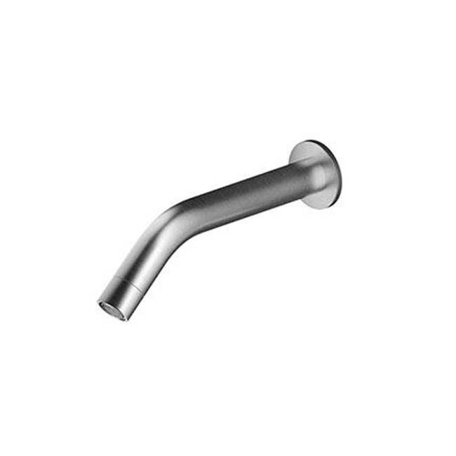 MGS Bagno Wall Tub Spout Stainless Steel Matte Black