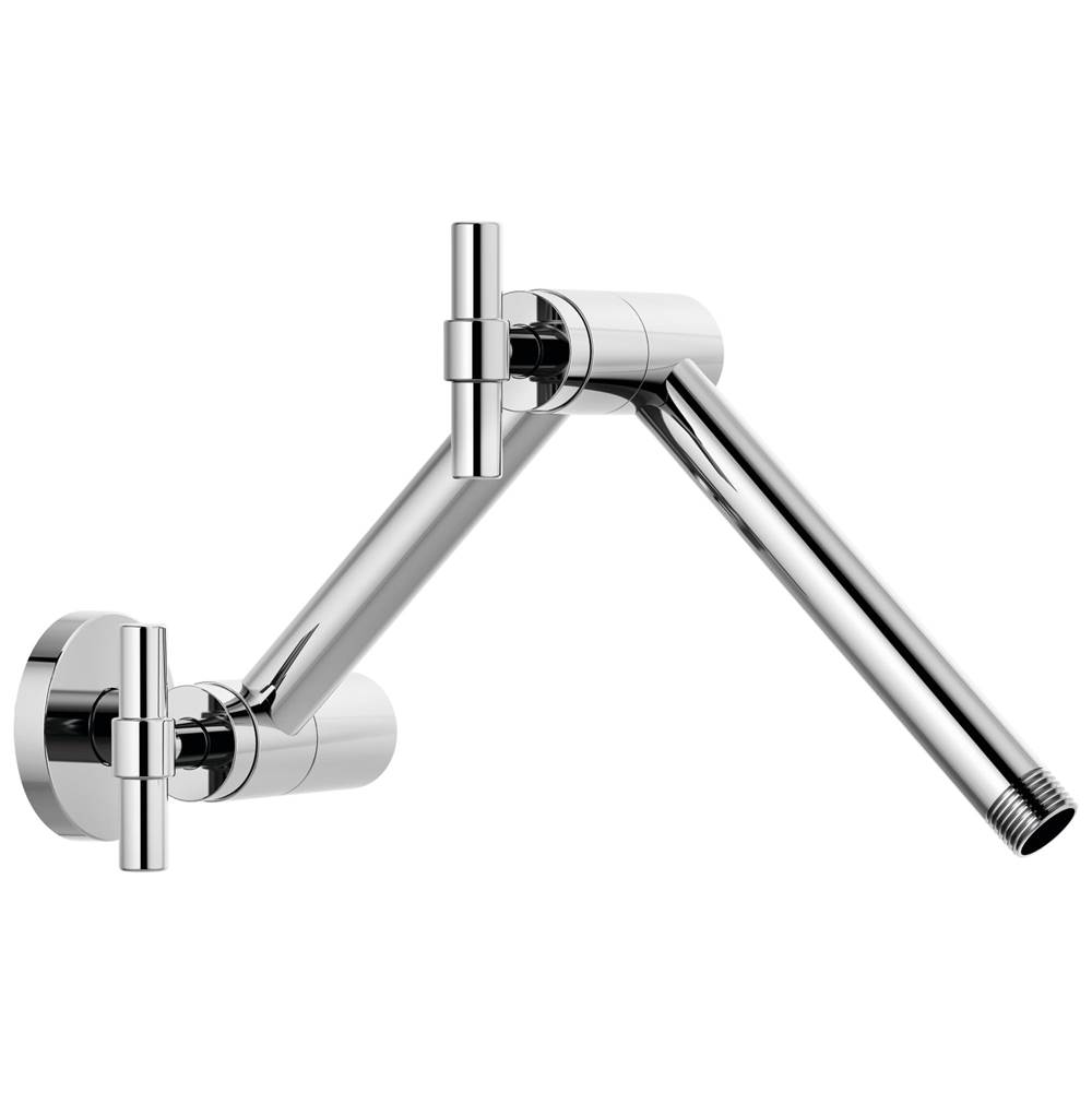 Brizo Universal Showering Linear Round Jointed Wall Mount Shower Arm And Flange