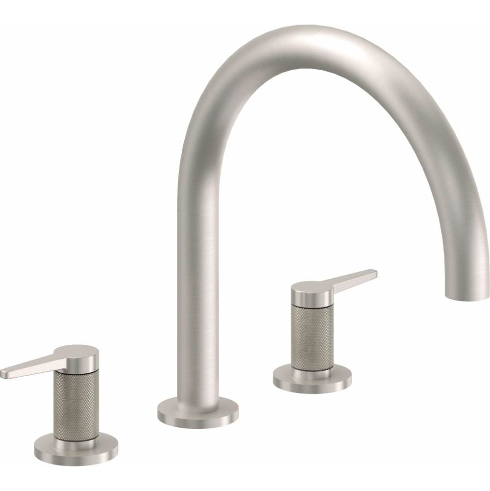 California Faucets Complete Roman Tub Set - Knurled Insert