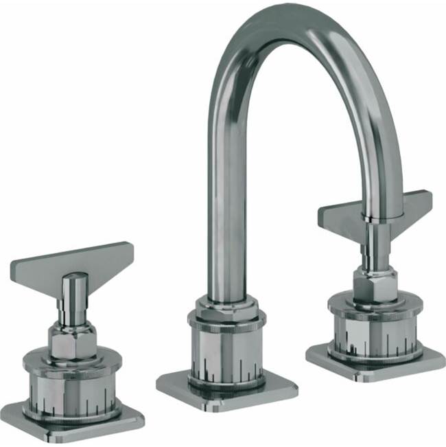 California Faucets Widespread High Spout - Blade Handle with ZeroDrain