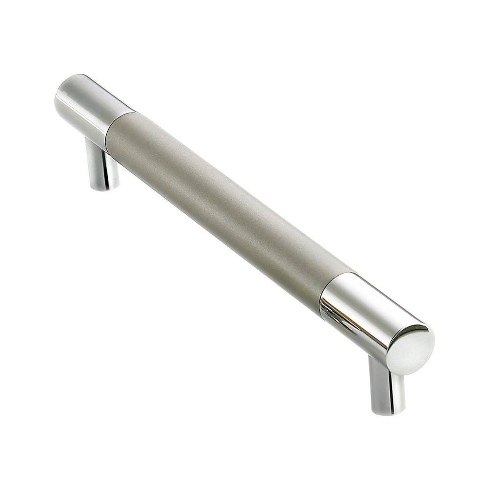 Colonial Bronze Cabinet, Appliance, Door and Shower Door Pull Hand Finished in Matte Satin Chrome and Satin Chrome