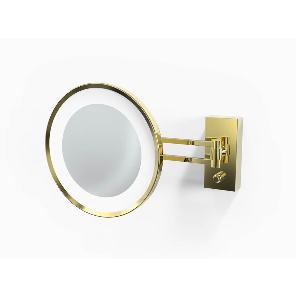 Decor Walther Bs 36 Led 3X - Cosmetic Mirror Illuminated - Wm - Gold