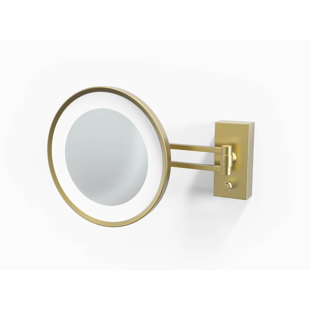 Decor Walther Bs 36 Led 3X - Cosmetic Mirror Illuminated - Wm - Gold Matte