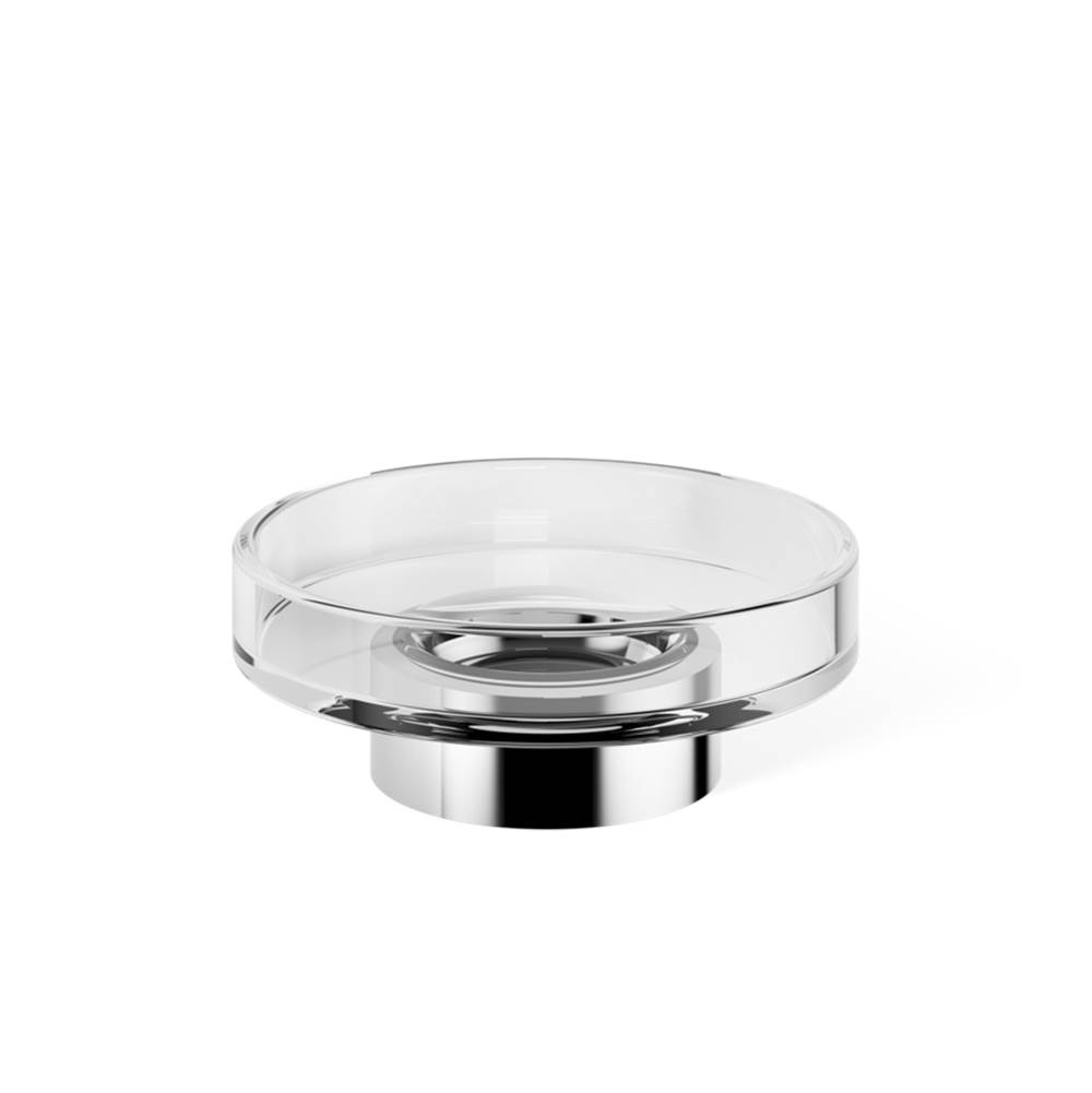 Decor Walther DW Century Sts Soap Dish - Dark Metal Matte With Soap Dish Made Of Kristall - Clear