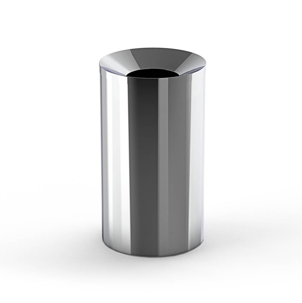 Decor Walther DW DW 240 Waste Bin With Inner Bucket For Mall Chrome