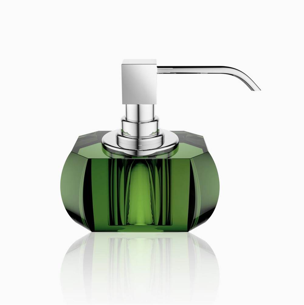 Decor Walther Kr Ssp Kristall Soap Dispenser - English Green/Chrome