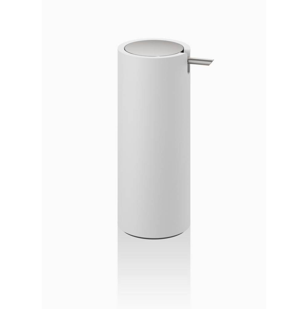 Decor Walther Stone Ssp Soap Dispenser - White/Stainless Steel