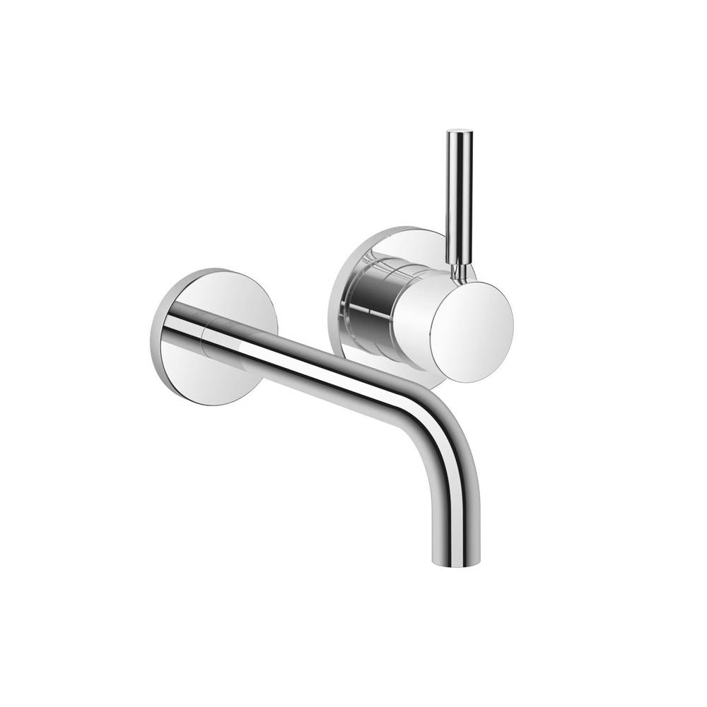 Dornbracht Meta Wall-Mounted Single-Lever Mixer With Individual Flanges In Polished Chrome