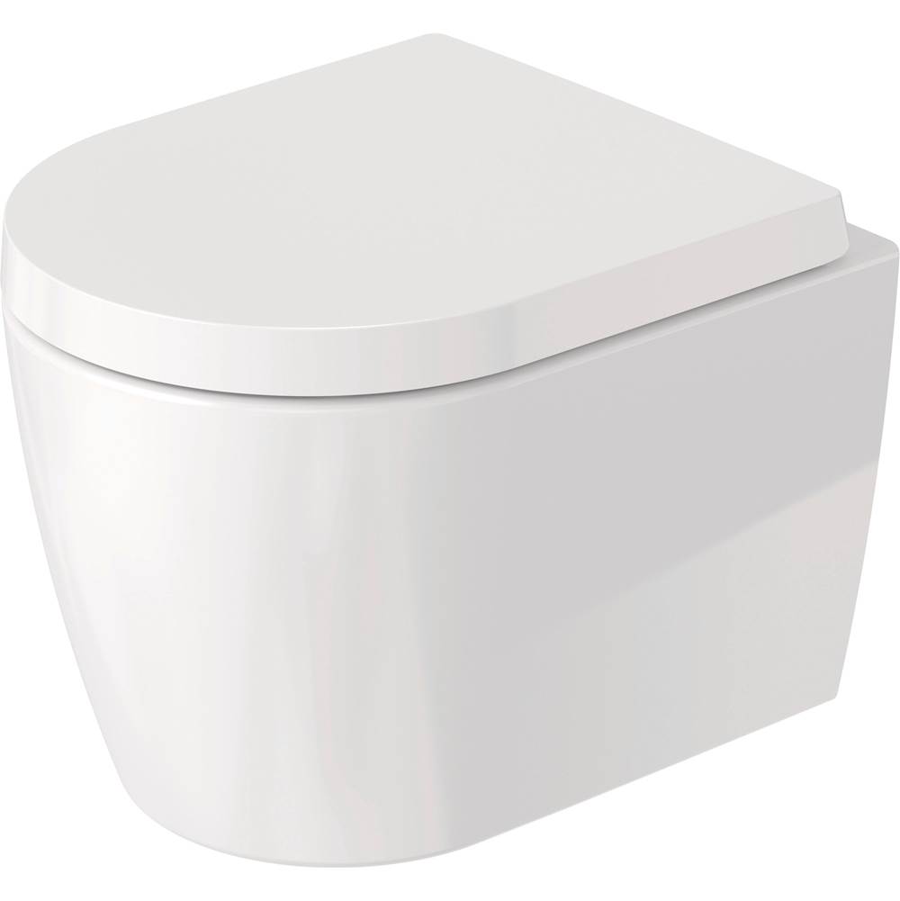 Duravit ME by Starck Wall-Mounted Toilet White with HygieneGlaze