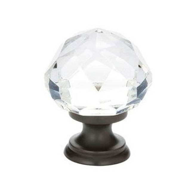Emtek Diamond Cabinet Knob, 1'', US10B