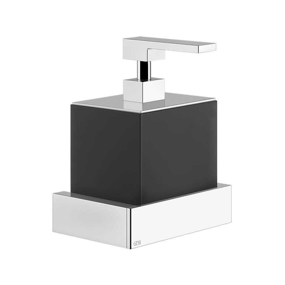 Gessi Wall-Mounted Liquid Soap Dispenser - Black Neolyte