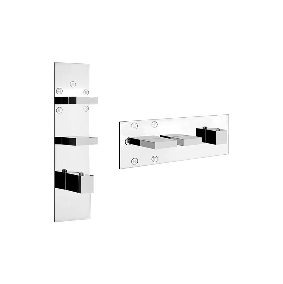 Gessi Trim Parts Only External Parts For 5-Way Thermostatic Diverter With Volume Control