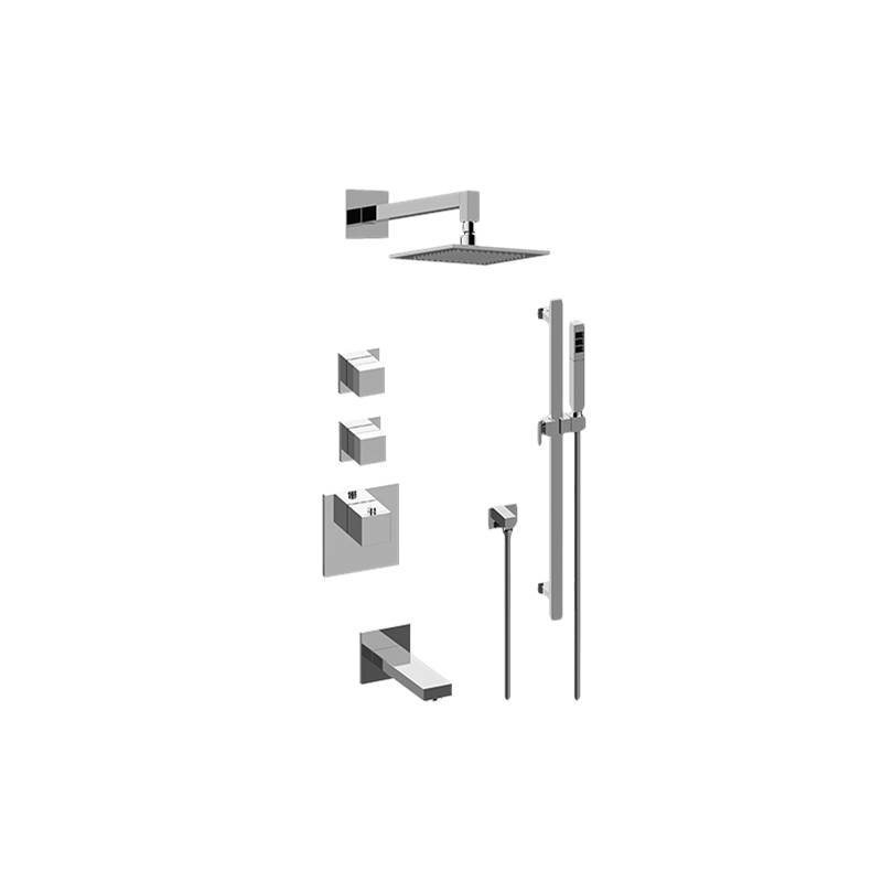 Graff M-Series Thermostatic Shower System - Tub and Shower with Handshower (Trim Only)