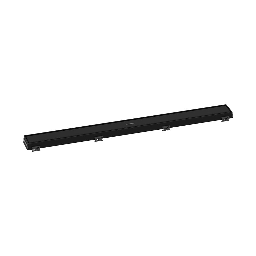 Hansgrohe RainDrain Match Trim for 31 1/2'' Rough with Height Adjustable Frame in Matte Black