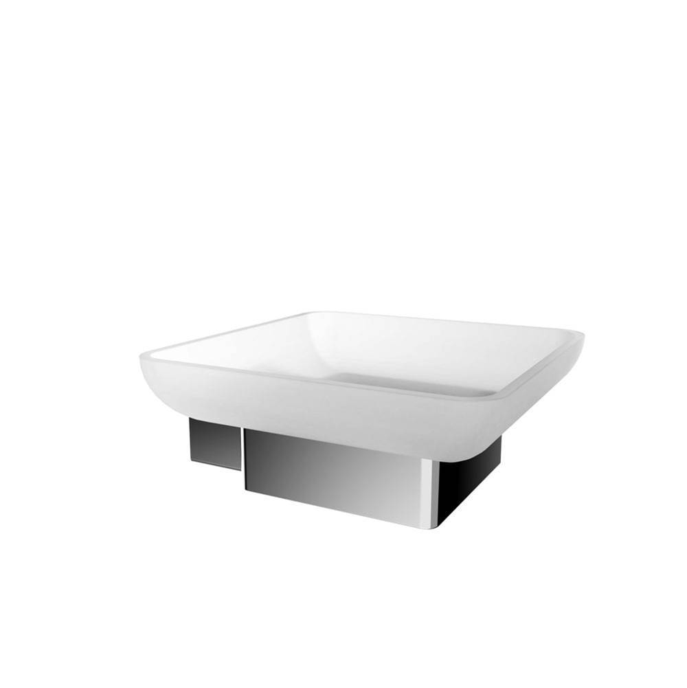 ICO Bath Cinder Soap Dish Holder - Chrome