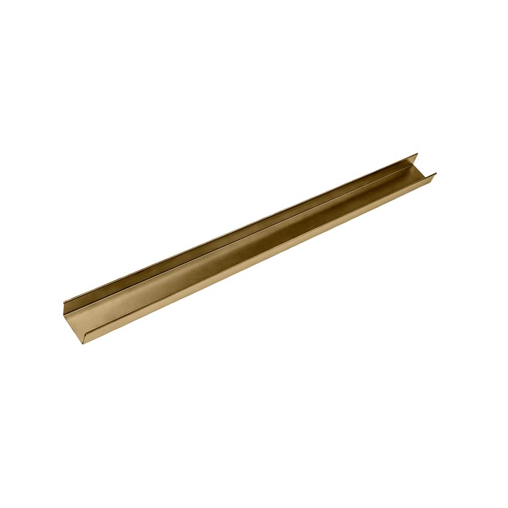 Infinity Drain 48'' Stainless Steel Open Ended Channel for S-AS 65/S-AS 99/S-LTIFAS 65/S-LTIFAS 99 Series in Satin Bronze