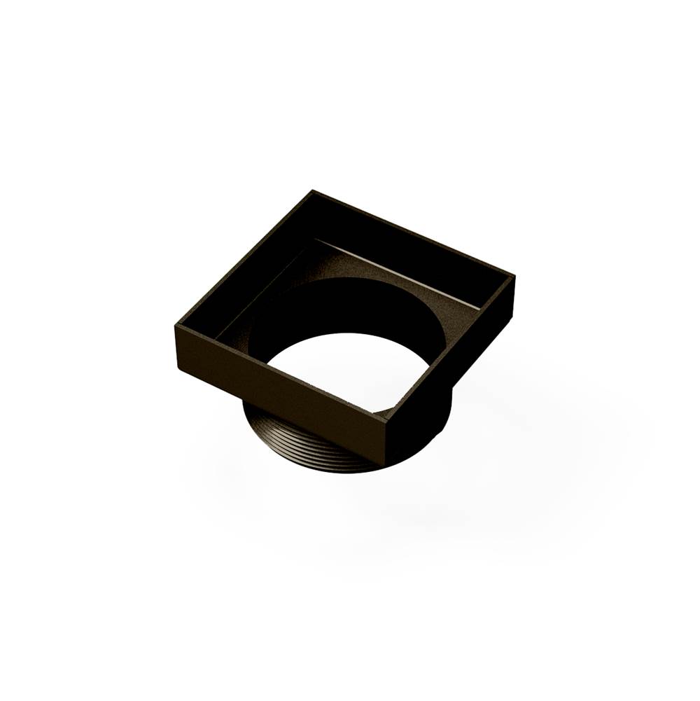 Infinity Drain 5'' x 5'' Stainless Steel 4” Throat only for TD 5/TD 15 series in Oil Rubbed Bronze