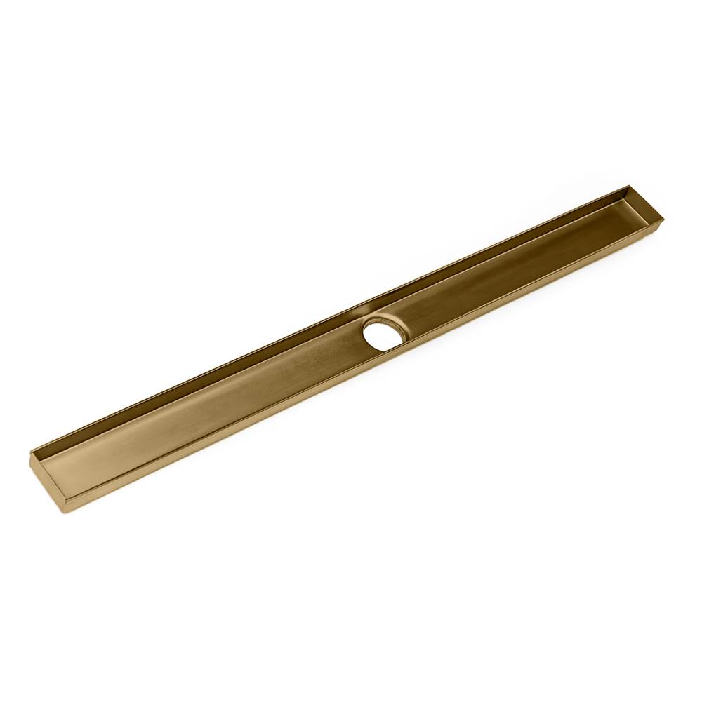 Infinity Drain 48'' Channel for FX 65 Series in Satin Bronze