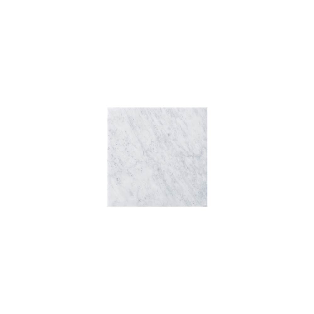 James Martin Vanities 15'' Linen Top, 3 CM Carrara Marble, No Holes
