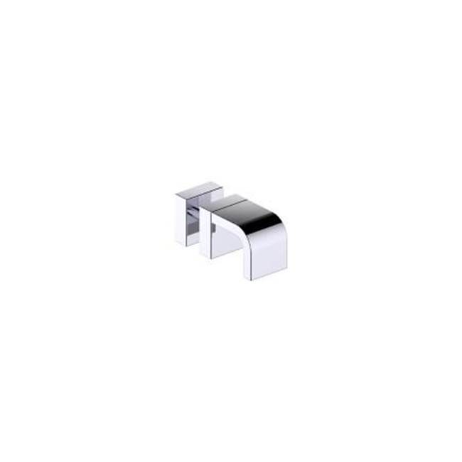 Kartners COLOGNE - Single Shower Door Handle-Polished Nickel