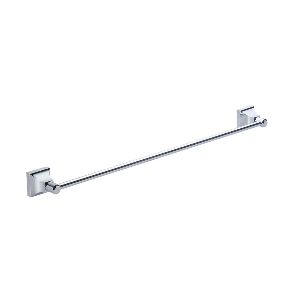 Kartners GLASGOW - 30-inch Bathroom Towel Bar-Brushed Nickel