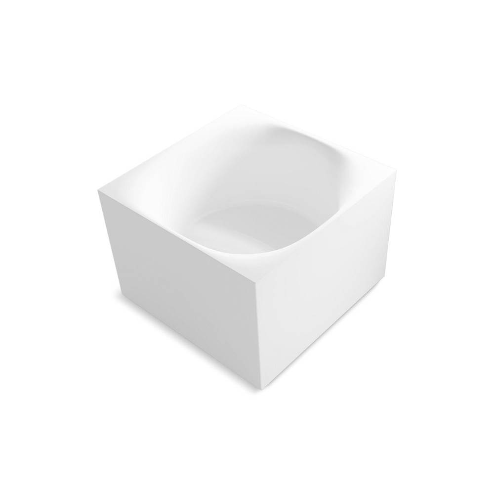 Kohler Stillness™ Smart Soak 46'' x 46'' freestanding bath