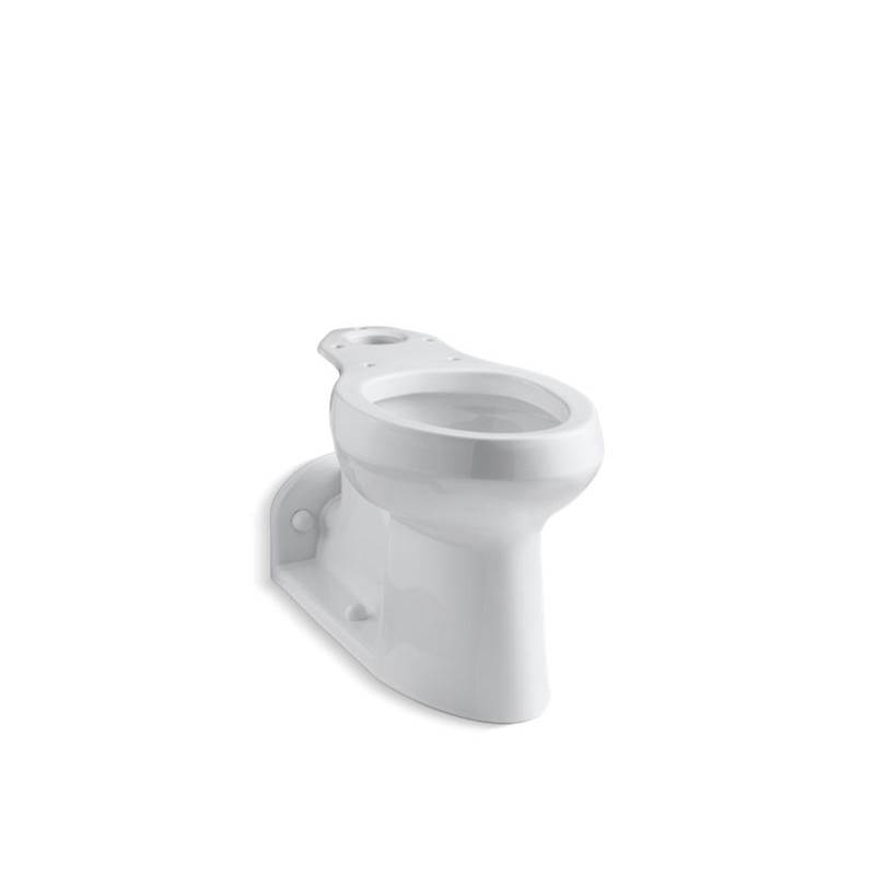 Kohler Barrington™ Comfort Height® toilet bowl with bedpan lugs, less seat