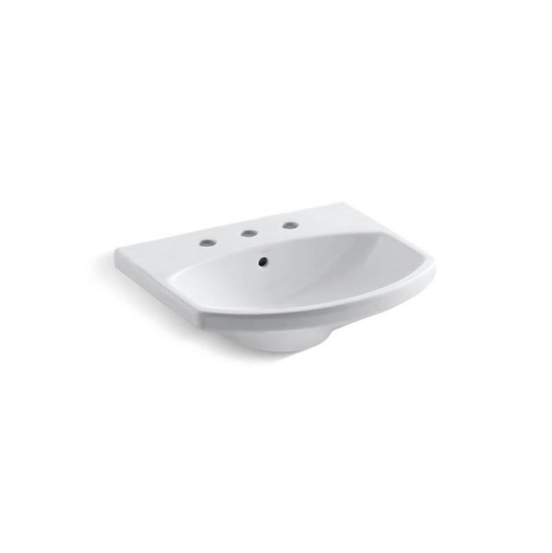 Kohler Cimarron® Bathroom sink with 8'' widespread faucet holes
