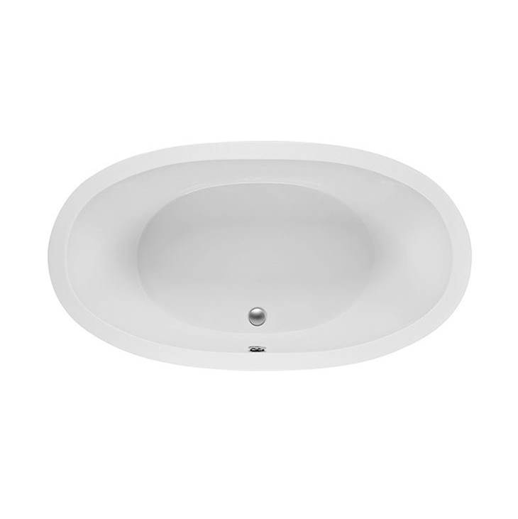 MTI Basics 66X36 White Above Floor Rough Feature Air Bath-Basics