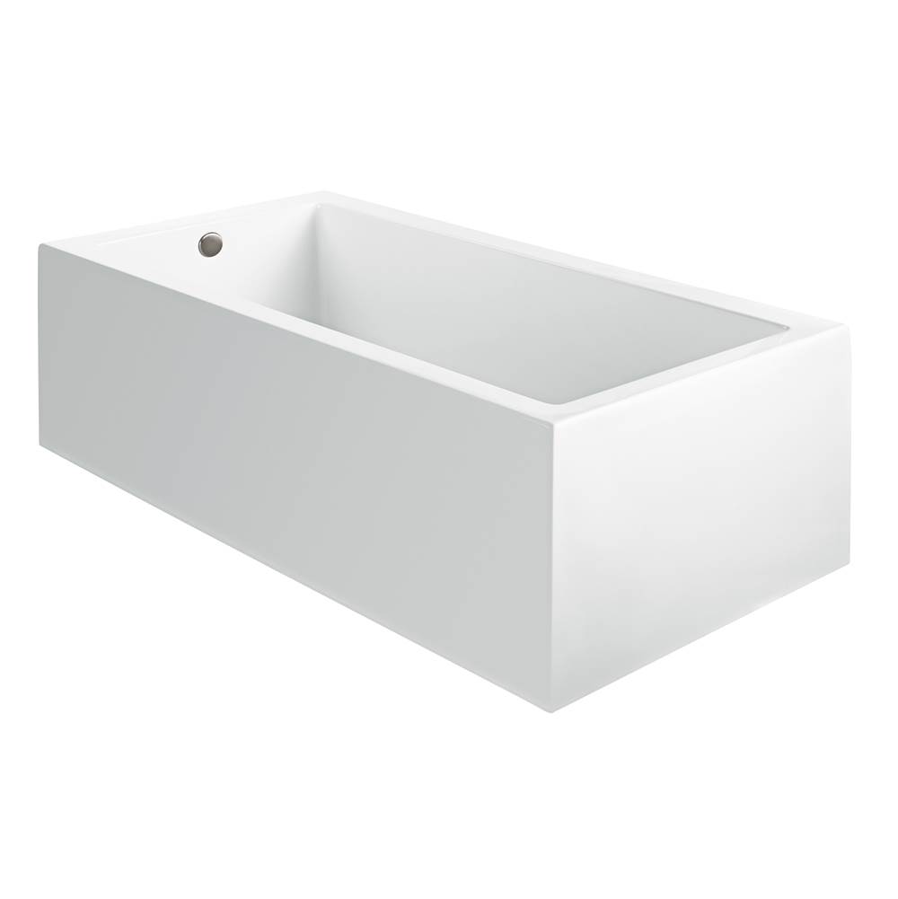 MTI Baths Andrea 11A Acrylic Cxl Sculpted 1 Side Air Bath - White (60X36)