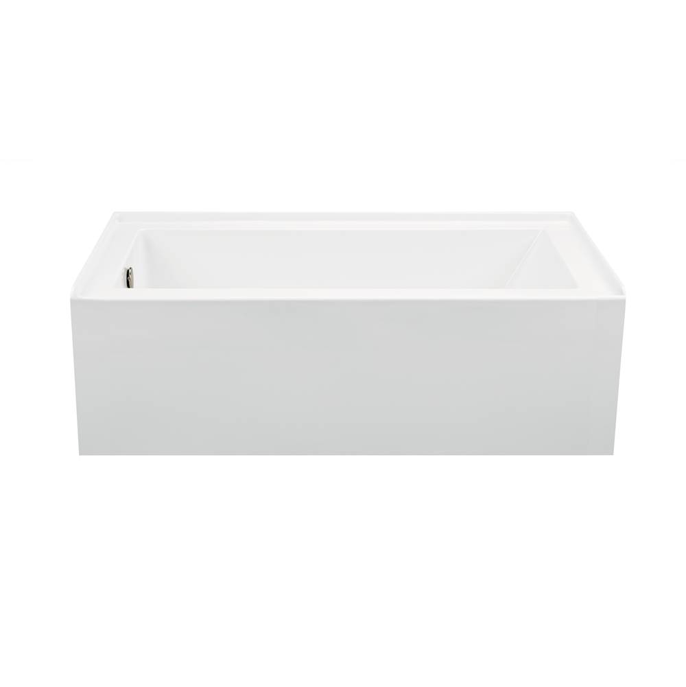 MTI Baths Cameron 1 Acrylic Cxl Integral Skirted Lh Drain Air Bath/Ultra Whirlpool - White (60X32)