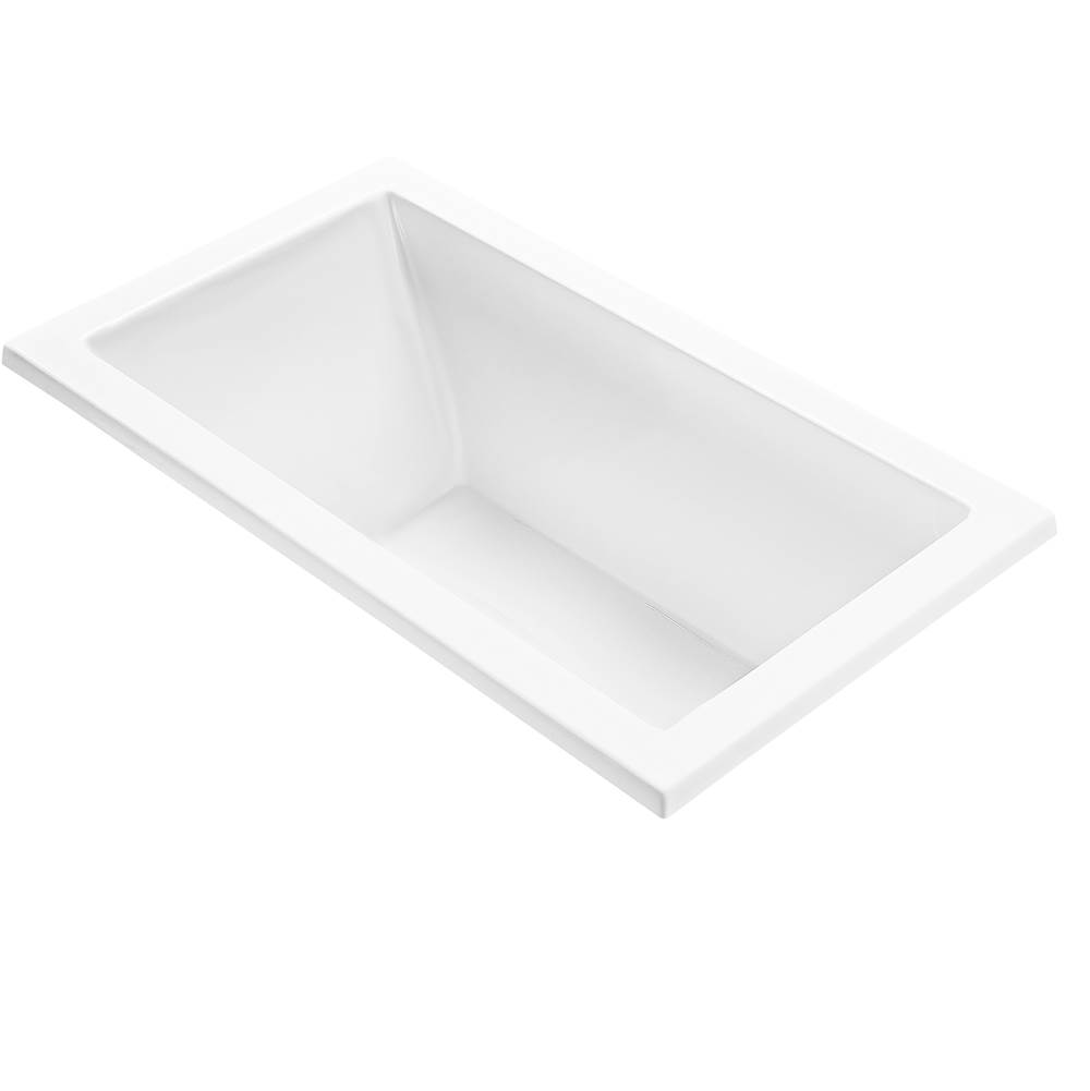 MTI Baths Andrea 20 Acrylic Cxl Drop In Air Bath Elite/Microbubbles - White (54X36)