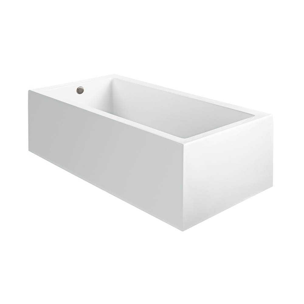 MTI Baths Andrea 25A Acrylic Cxl Sculpted 3 Side Air Bath Elite - White (48X32)