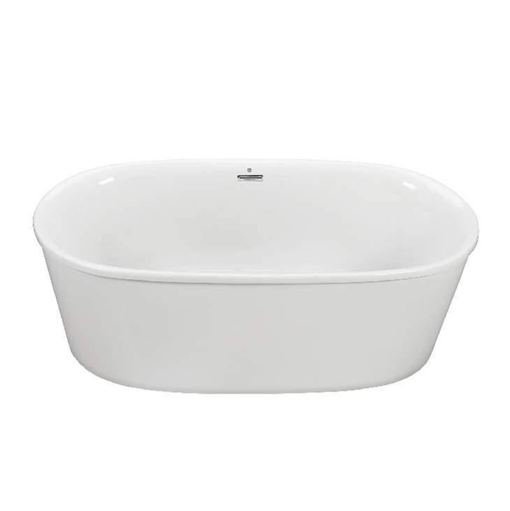 MTI Baths Adel 3 Acrylic Cxl Freestanding  Air Bath - White (66X31)