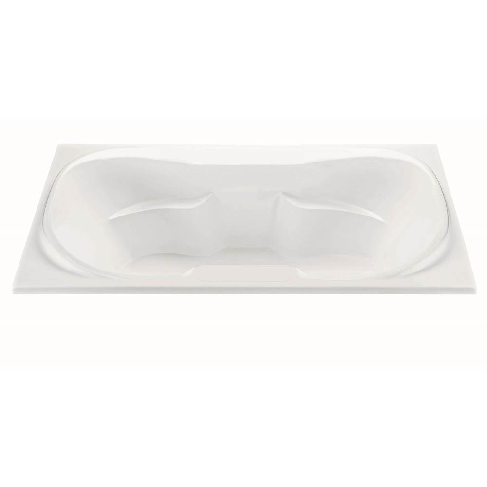 MTI Baths Tranquility 1 Dolomatte Drop In Air Bath/Whirlpool - White (72X42)