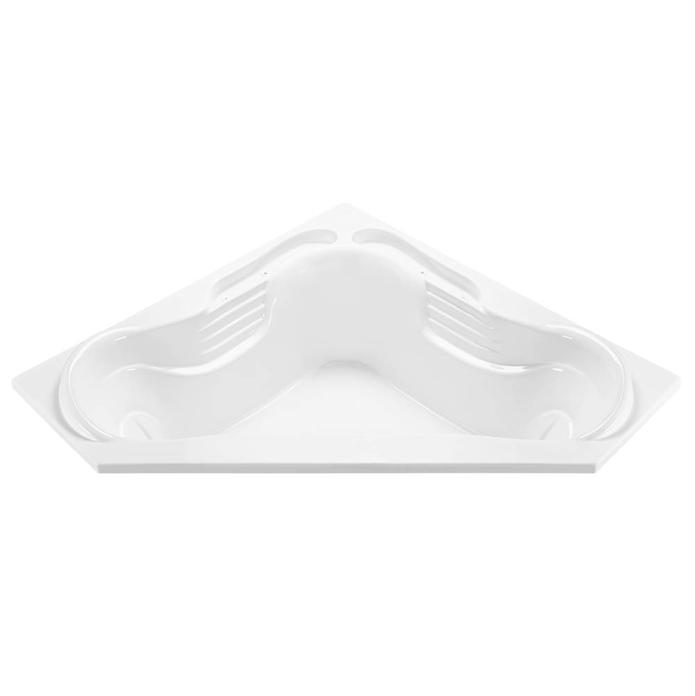 MTI Baths Cayman 7 Acrylic Cxl Drop In Corner Air Bath Elite/Ultra Whirlpool- White (72X72)