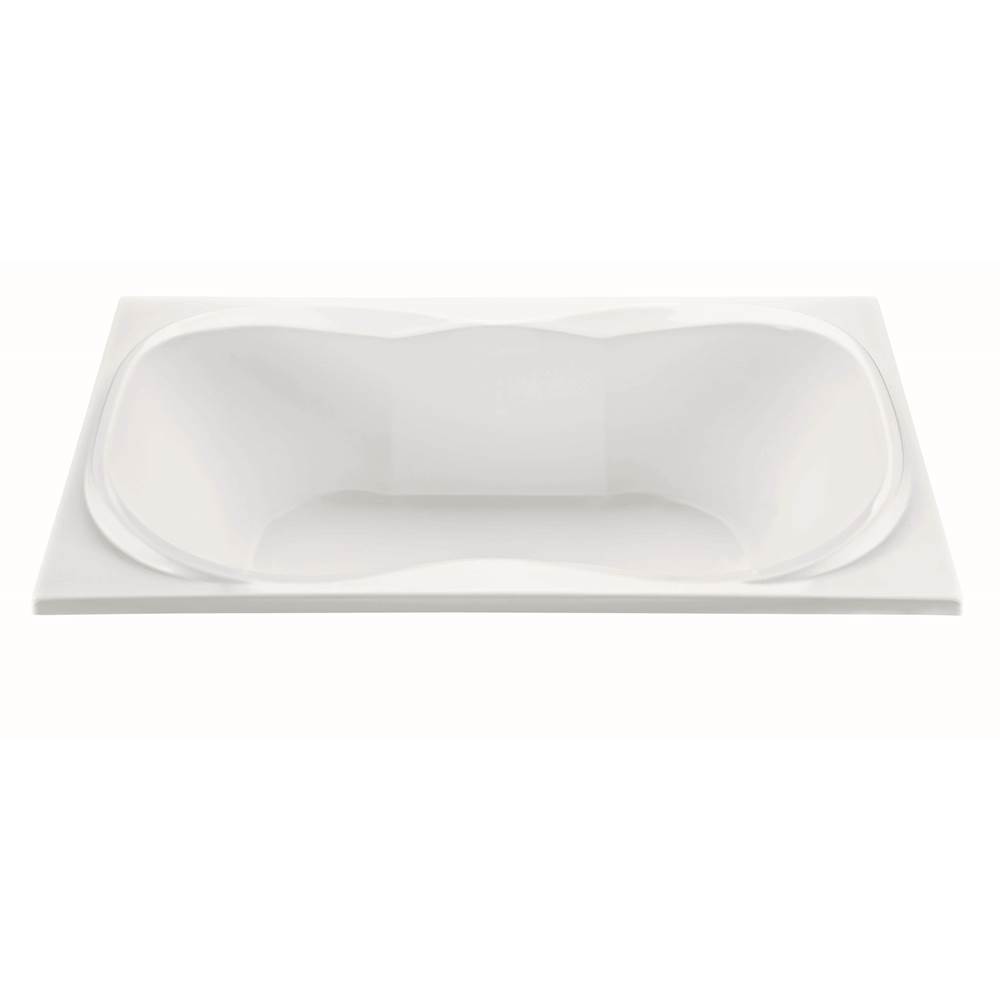 MTI Baths Tranquility 2 Dolomatte Drop In Air Bath/Whirlpool - White (72X42)