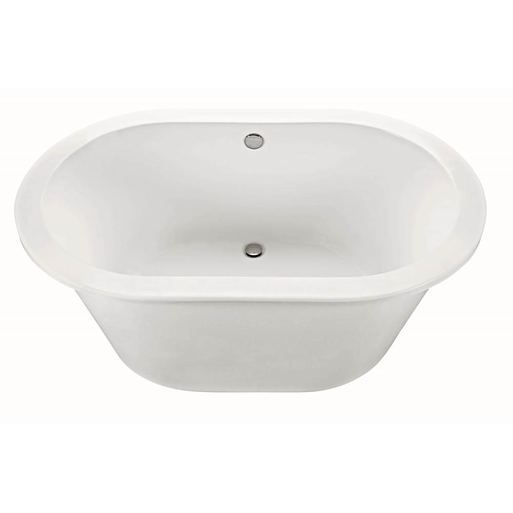 MTI Baths New Yorker 4 Dolomatte Freestanding Air Bath - White (65.5X41.5)
