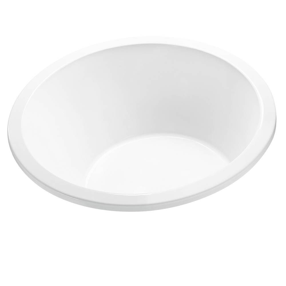 MTI Baths Jasmine 1 Acrylic Cxl Drop In Round Whirlpool - White (65.5X65.5)