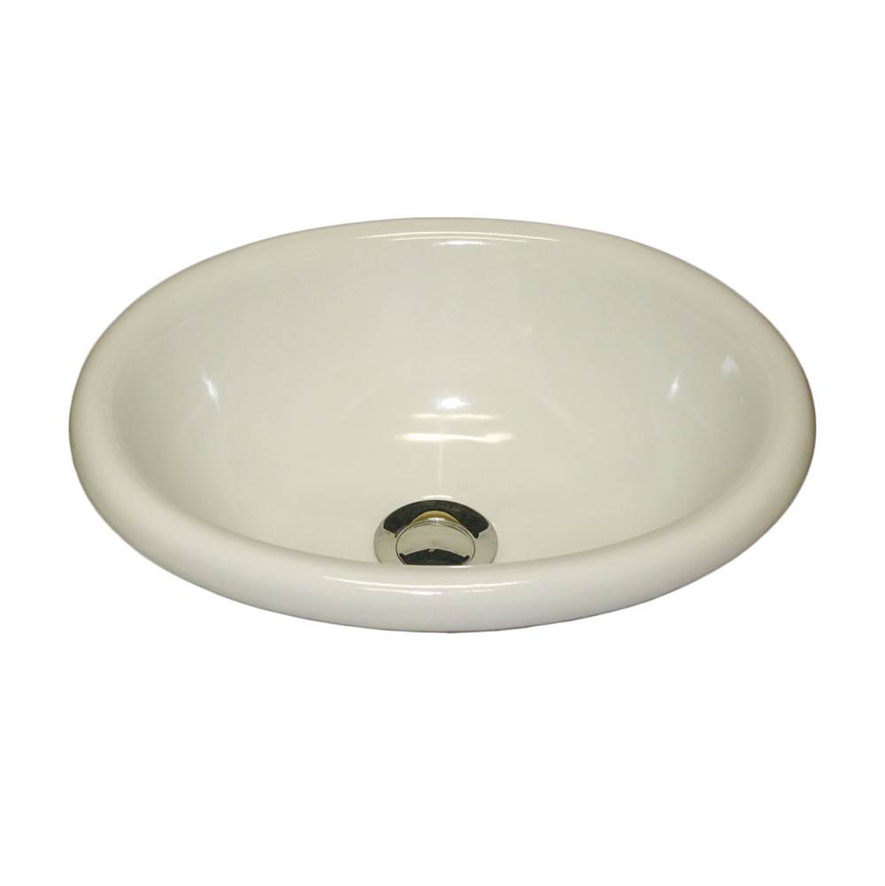 Marzi Sinks Small Oval Drop-In Basin  42 White