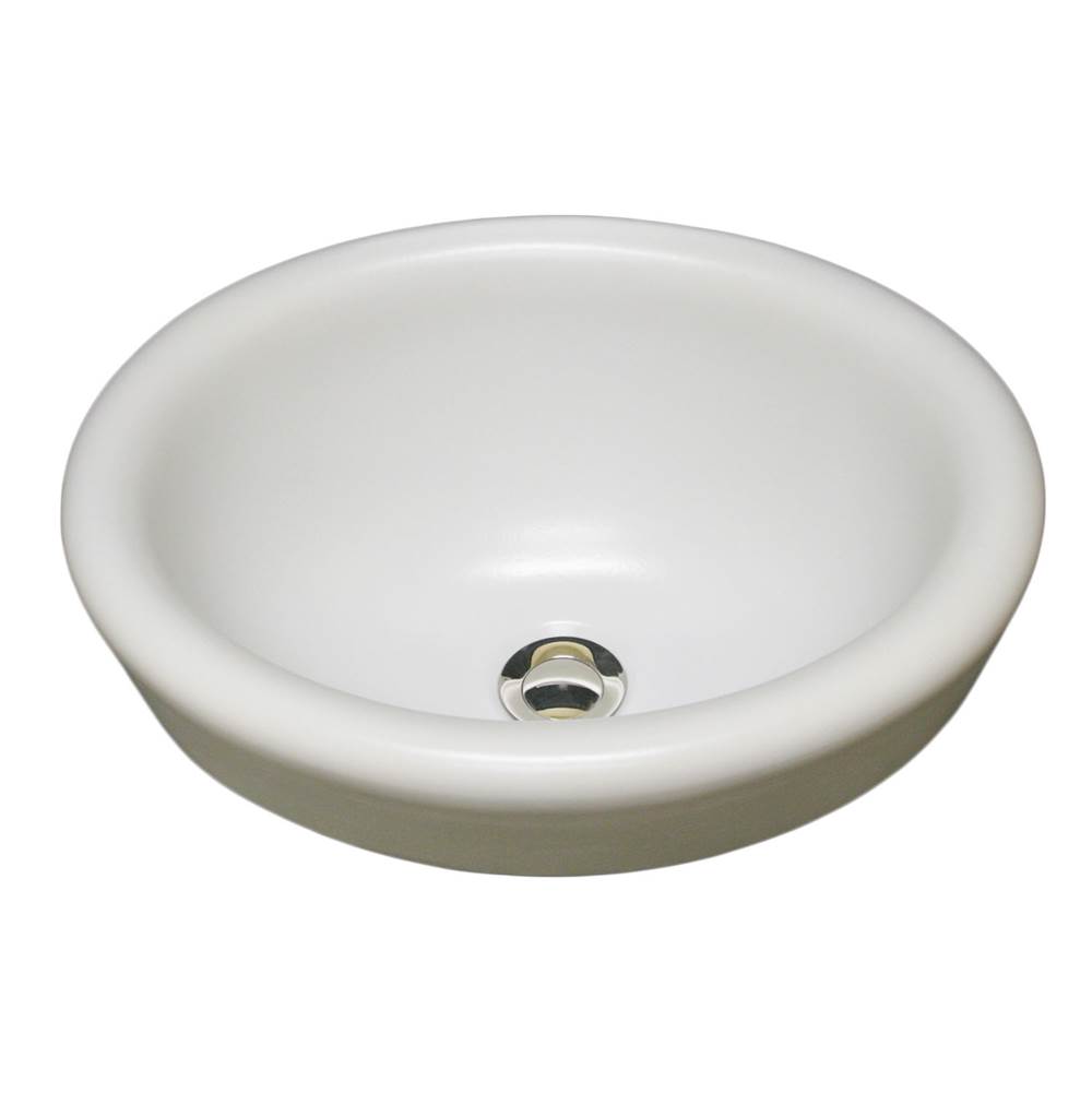 Marzi Sinks Oval Half Exposed Rounded Rim  79 Bright White