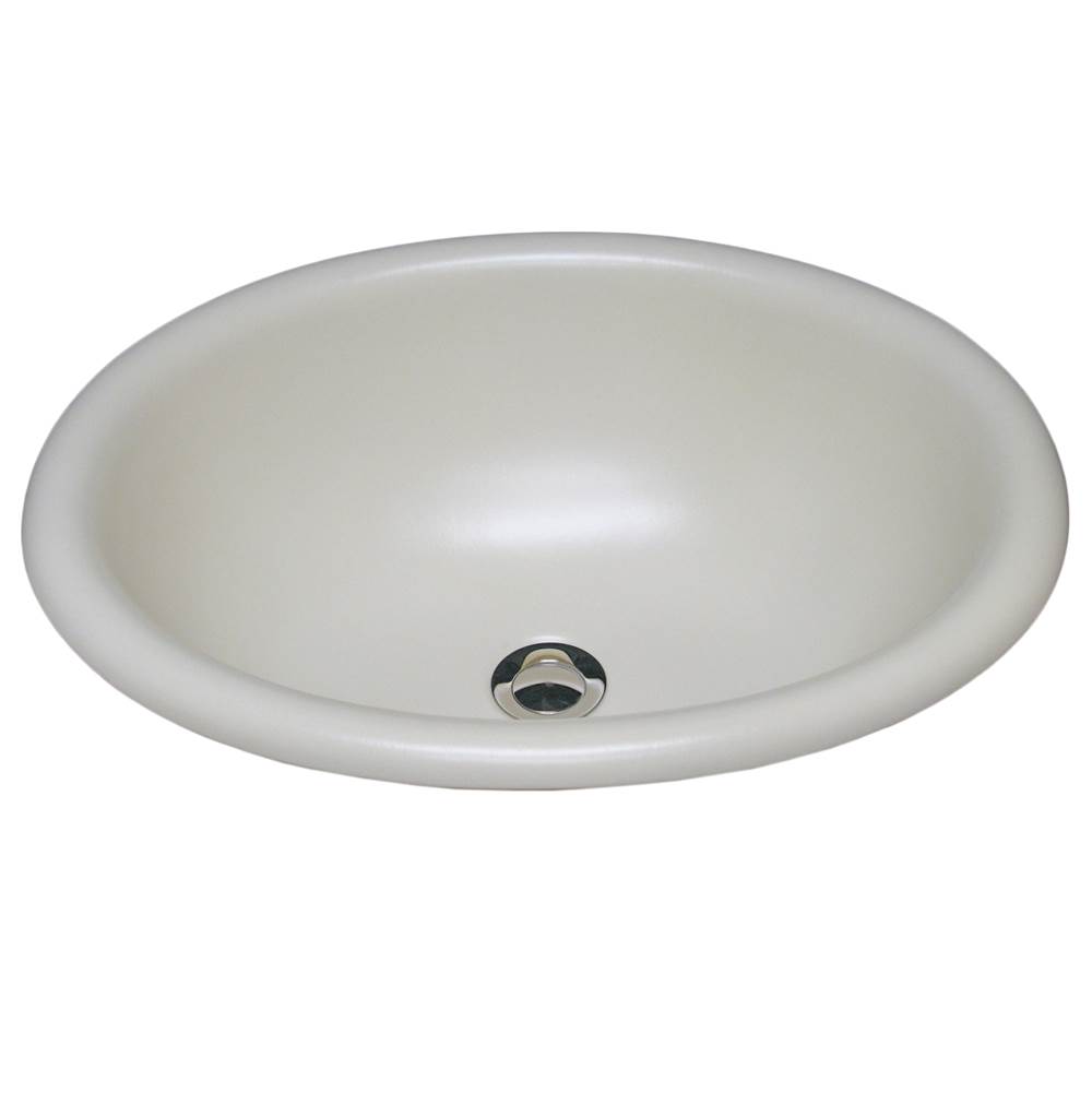 Marzi Sinks Oval Drop-In Rounded Rim  42 White