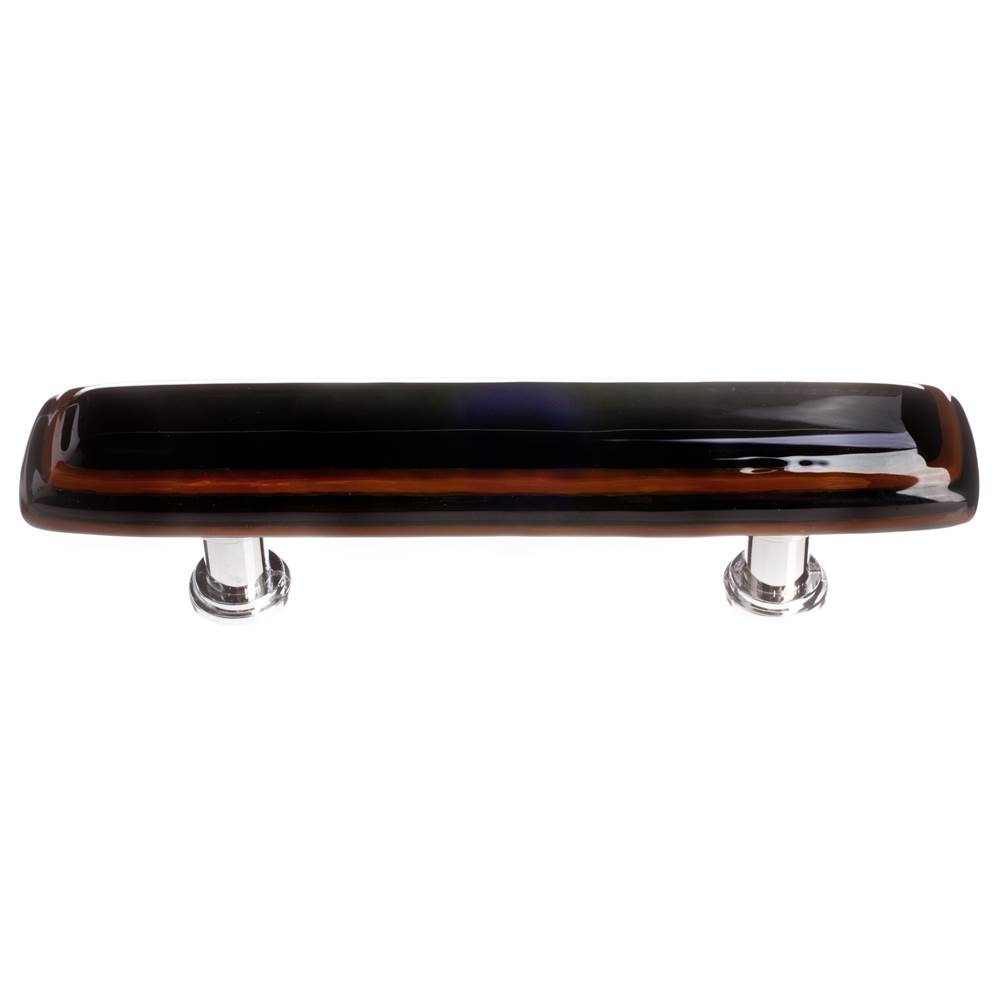 Sietto Stratum Woodland & Black Pull With Polished Chrome Base