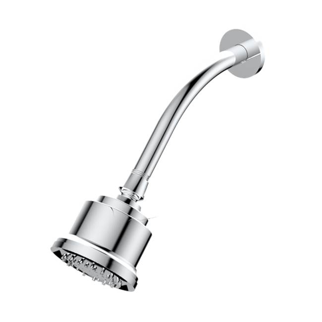 Santec Multifunction Cylindrical Showerhead with Arm and Flange