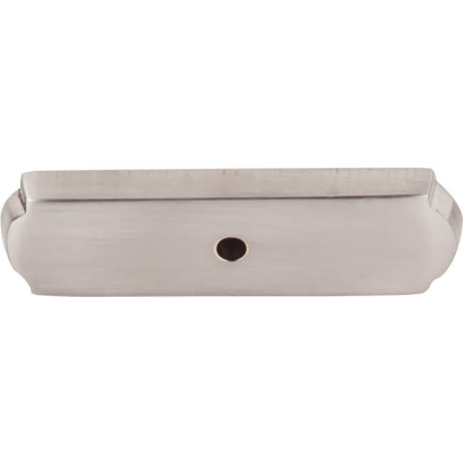 Top Knobs Aspen II Rectangle Backplate 2 1/2 Inch Brushed Satin Nickel